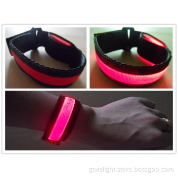 Silicone LED Lighting Bracelet Pink